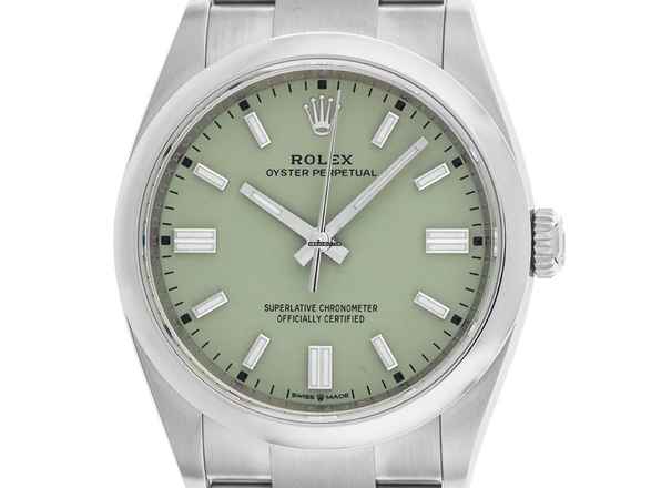  Rolex Oyster Perpetual 36 Ref.126000 2025 Full Set Ungetragen Oyster Perpetual Pistachio 