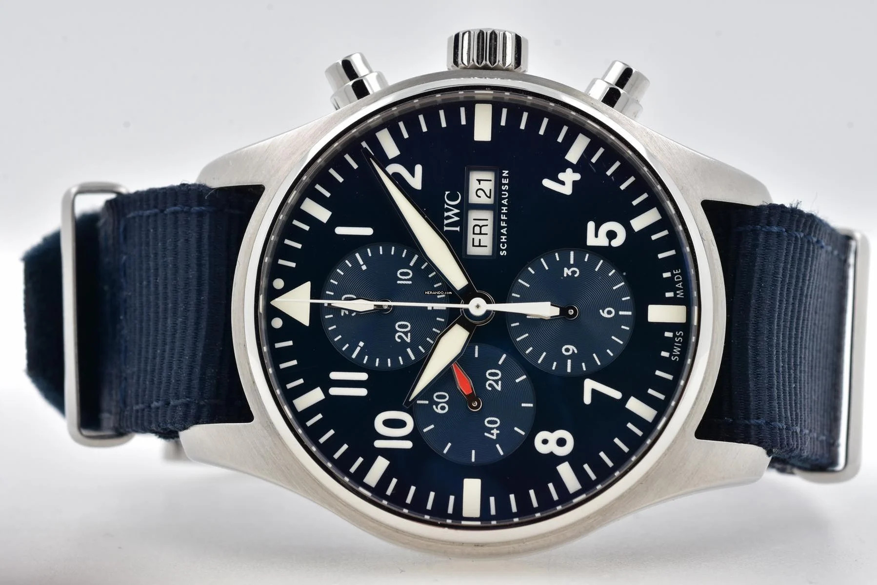  IWC Fliegeruhr Chronograph Fliegerchronograph Pilot Chronograph 3777 Le Petit Prince Service 2025 