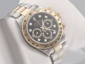 Thumbnail von Rolex Daytona 16523 2000 Zenith Stahl Gelbgold 750 Diamanten Chronograph Gold