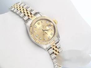 Thumbnail von Rolex Lady-Datejust Edelstahl Gelbgold 750 Diamanten Automatik Gold Stahl Damen