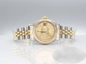 Thumbnail von Rolex Lady-Datejust Edelstahl Gelbgold 750 Diamanten Automatik Gold Stahl Damen