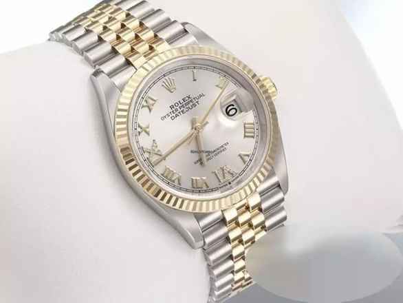  Rolex Datejust 36 36mm 126233 2024 Stahl Gelbgold 750 Diamanten Automatik Gold 