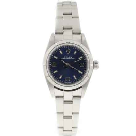  Rolex Oyster Perpetual 26 Lady Blue Dial 
