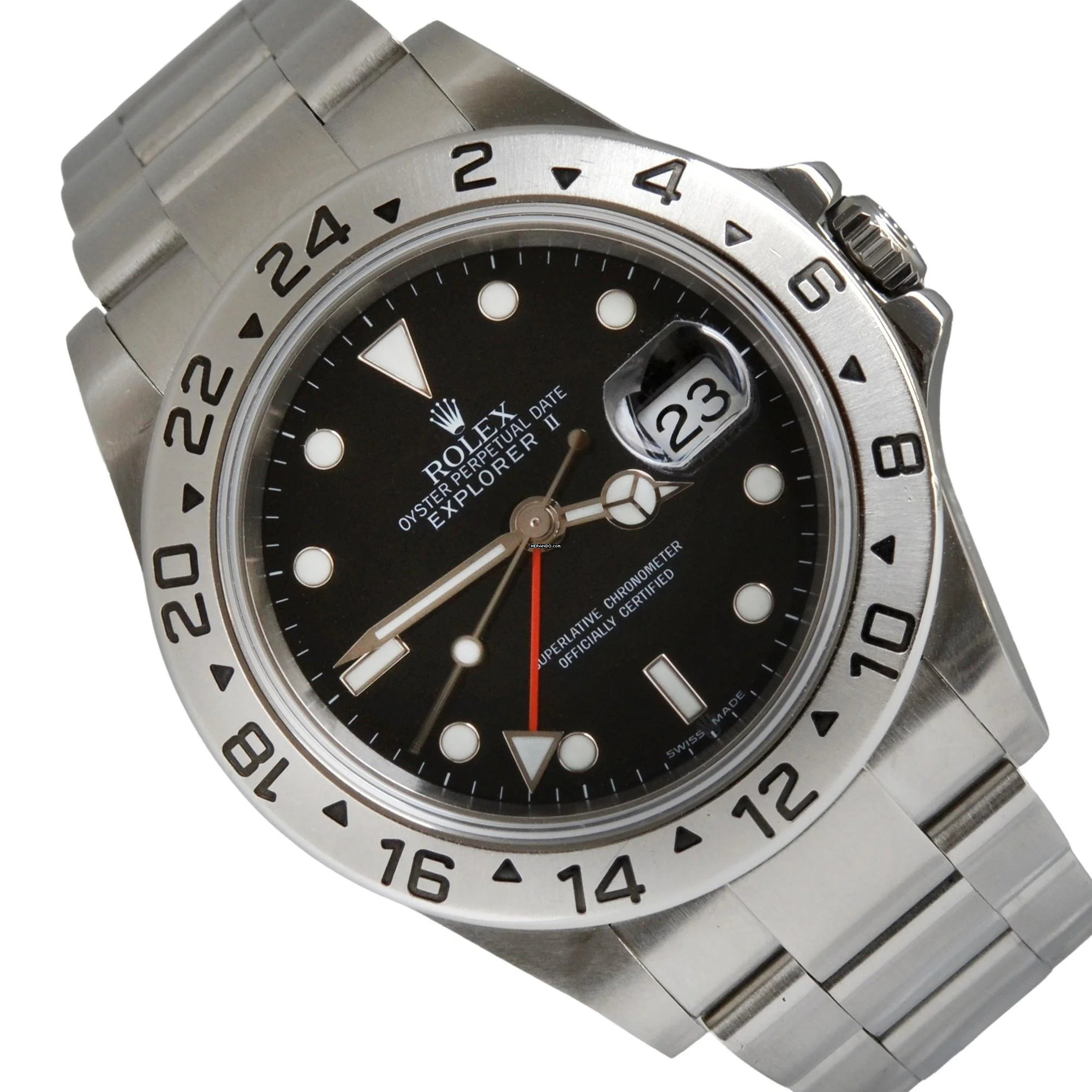 Rolex Explorer II 16570 T Z14 series black dial 2006 Full Set