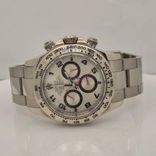 Thumbnail von Rolex Daytona Todo em Ouro Branco Silver Racing Dial 40mm Automático Completo