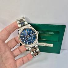 Thumbnail von Rolex Sky-Dweller Ouro Branco & Aço Blue Dial 42mm Completo