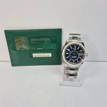 Thumbnail von Rolex Sky-Dweller Ouro Branco & Aço Blue Dial 42mm Completo