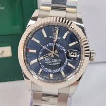 Thumbnail von Rolex Sky-Dweller Ouro Branco & Aço Blue Dial 42mm Completo