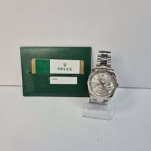 Thumbnail von Rolex Datejust 41 41mm Ouro Branco & Aço Silver Dial Automático Completo
