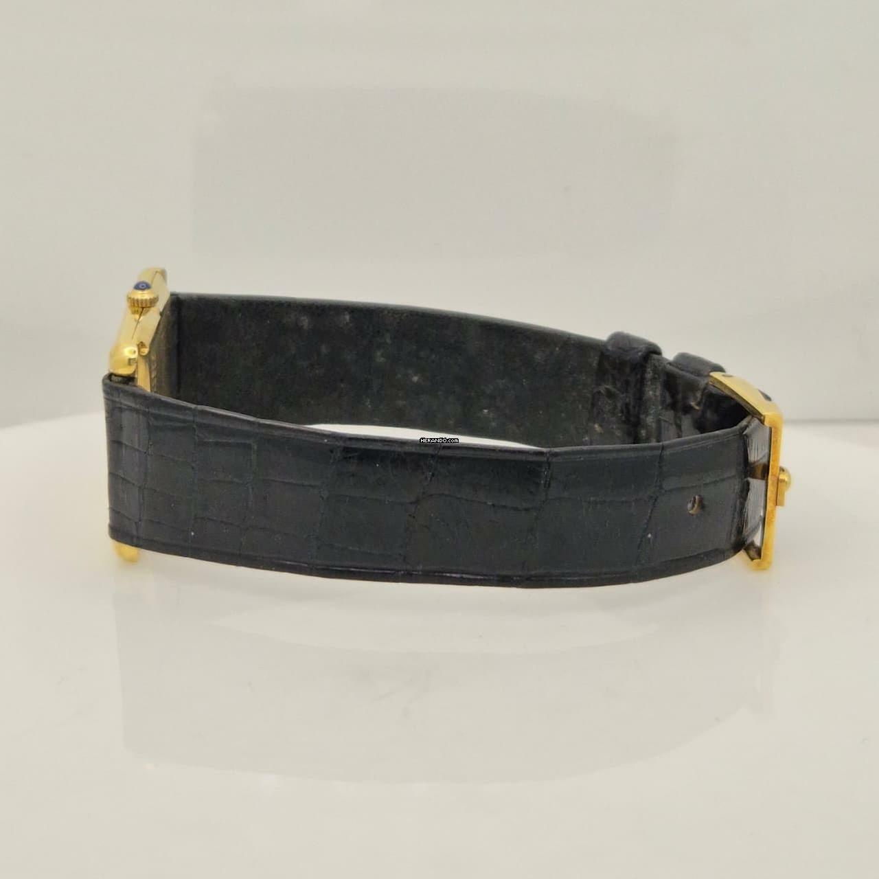 Thumbnail von Piaget Tank Yellow Gold 23x30mm Corda Completo