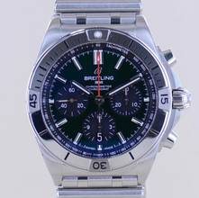 Thumbnail von Breitling Chronomat 42 Chronograph 42 mm Bentley British Racing green B+P Stahlband