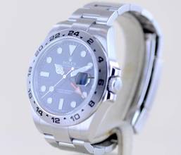 Thumbnail von Rolex Explorer II 216570 black Dial Orange Hand Top Klassiker LC100 B+P