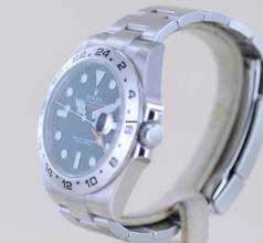 Thumbnail von Rolex Explorer II 216570 black Dial Orange Hand Top Klassiker LC100 B+P