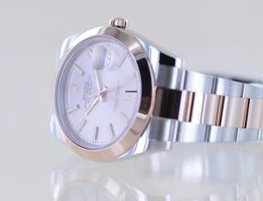 Thumbnail von Rolex Datejust 41 126301 Sundust dial Oysterband Stahl Roségold polished Bezel B+P