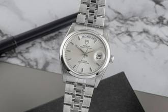 Thumbnail von Tudor Prince Date Day Silver Dial Edelstahl Automatik Herren Ref. 76200