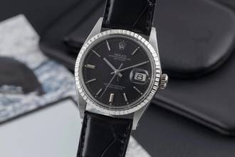 Thumbnail von Rolex Datejust 36 Black Dial Oyster Edelstahl Automatik Ref. 1603 Klassiker