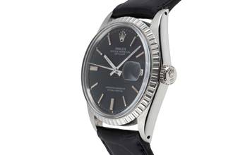 Thumbnail von Rolex Datejust 36 Black Dial Oyster Edelstahl Automatik Ref. 1603 Klassiker