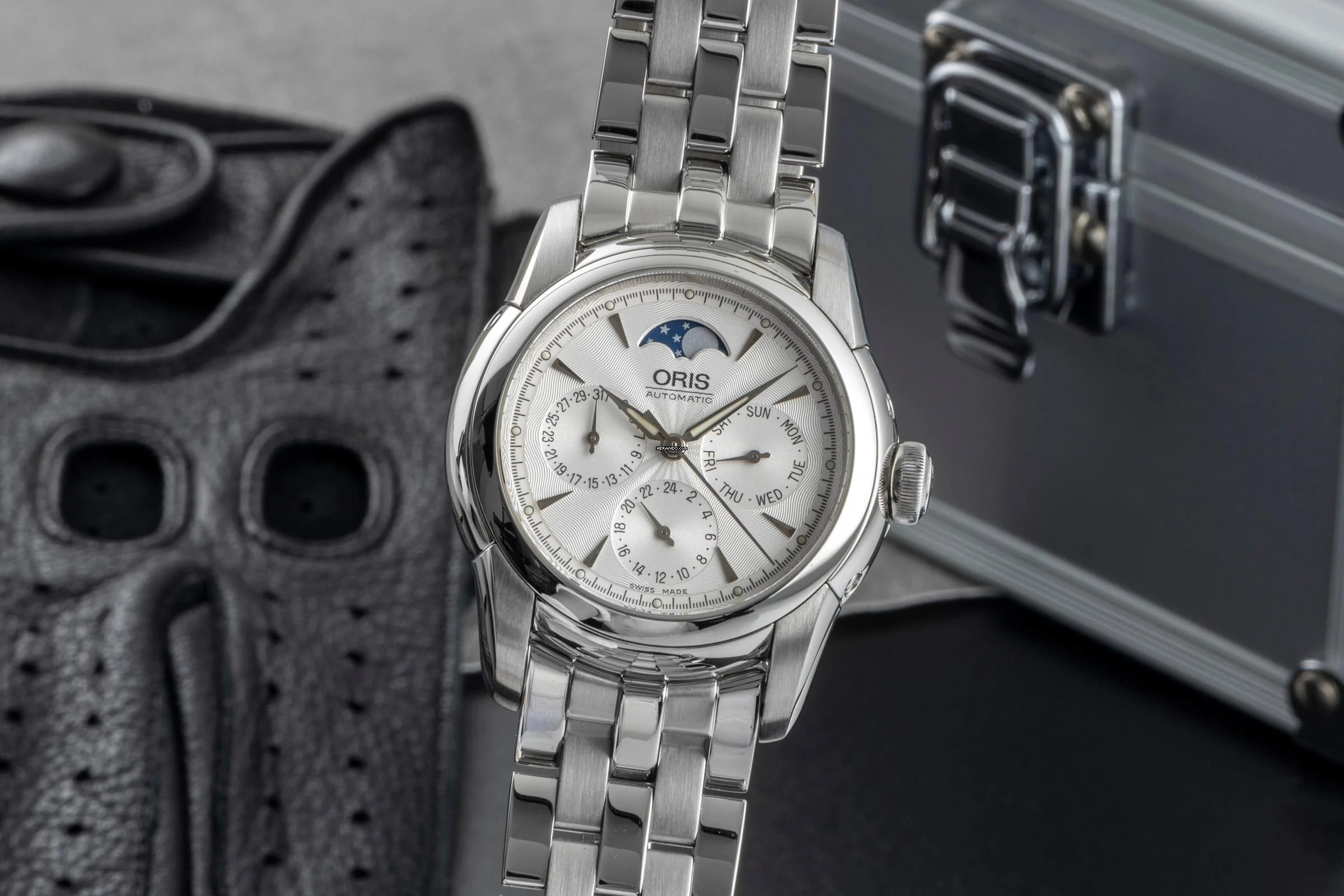 Thumbnail von Oris Artelier Complication Automatik Stahl Ref. 581 7554 4051