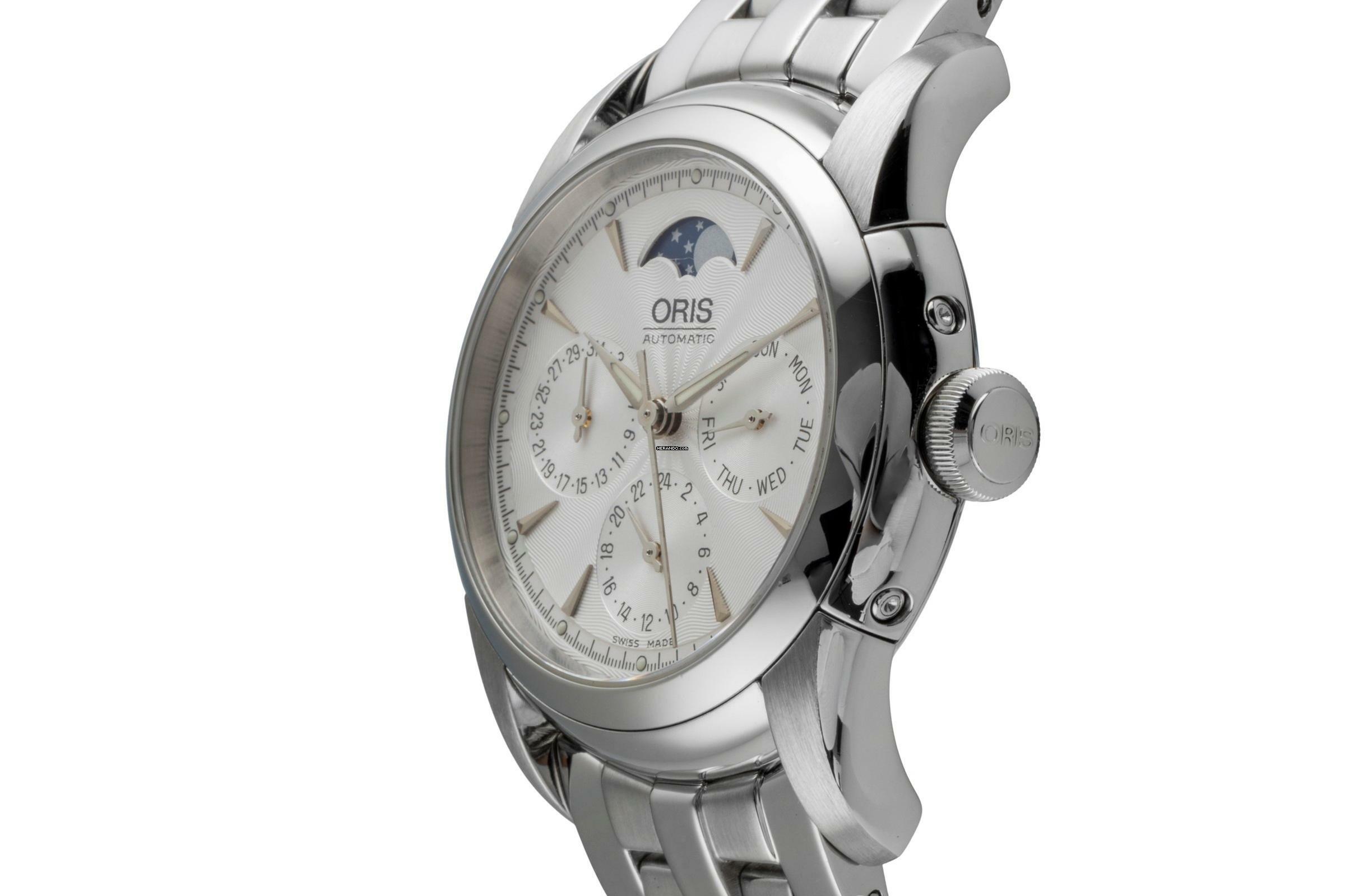 Thumbnail von Oris Artelier Complication Automatik Stahl Ref. 581 7554 4051