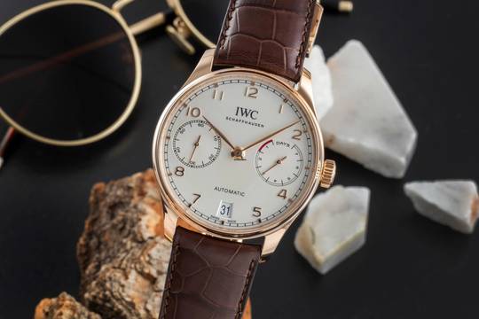  IWC Portugieser Automatik 7 Days 18k Rotgold Automatik Ref. IW500701 Papiere 