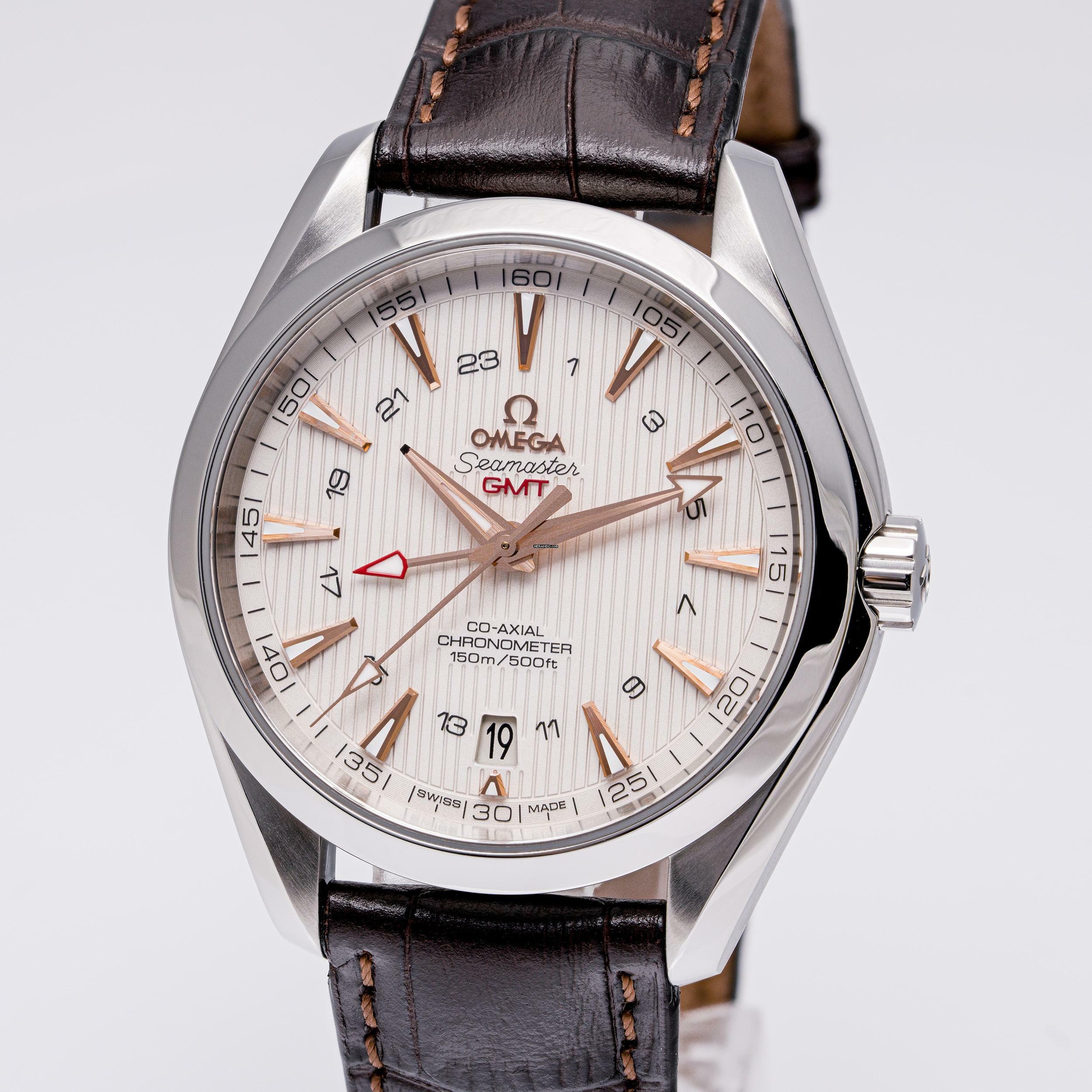  Omega Seamaster Aqua Terra Gmt 43 White – 231.13.43.22.02.004 – like NEW – 04/2021 Full Set 