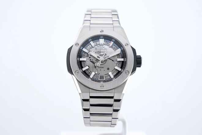  Hublot Big Bang Integrated Time Only 40MM Full Titanium Skeleton Dial - 24 Months Warranty - 456.NX.0170.NX 