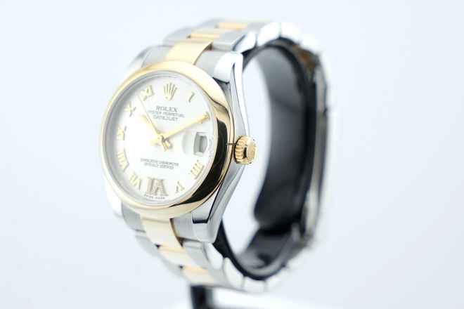  Rolex Datejust 31 31mm Steel And Yellow Gold - Diamond Dial - 178243 