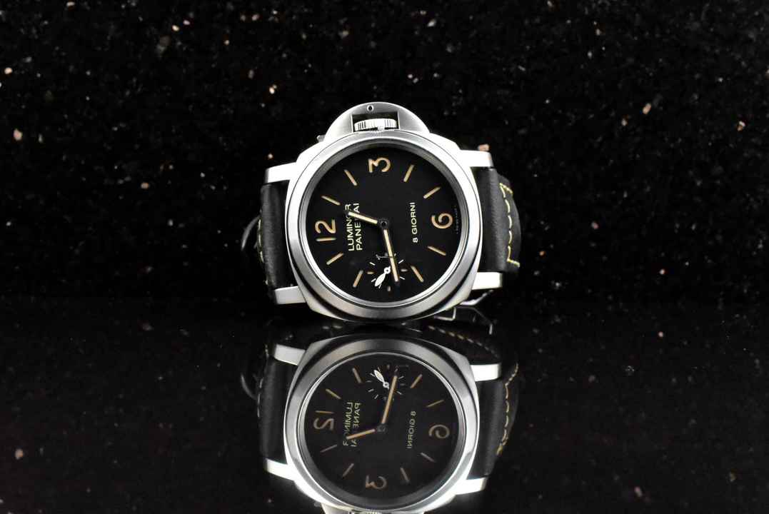  Panerai Luminor 8 Days 8 Giorni PAM00915 Black Dial unpoliert 