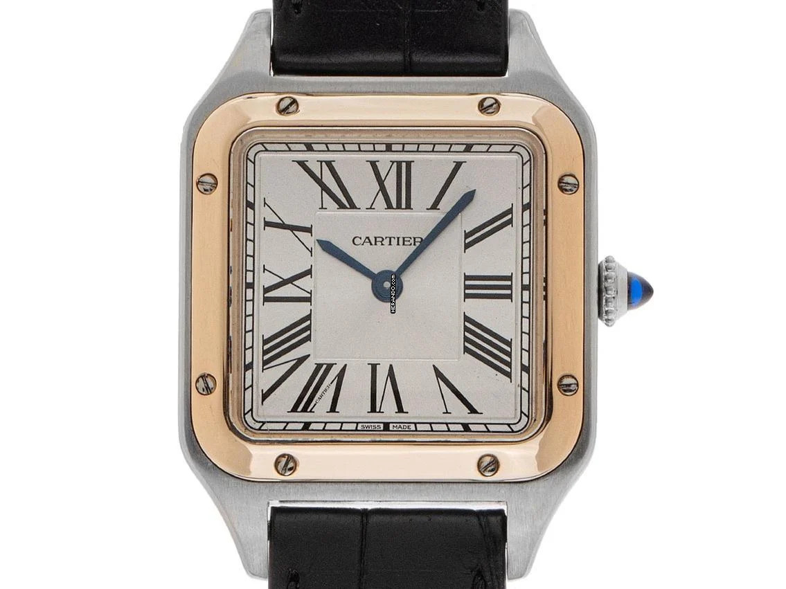  Cartier Santos Dumont PM kleines Modell Ref.4242 2020 Box&Beschreibung wie Neu Santos Dumont PM kleines Modell 