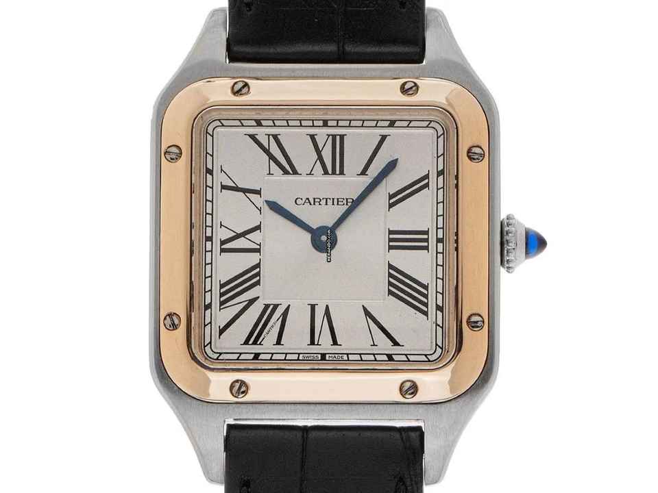  Cartier Santos Dumont PM kleines Modell Ref.4242 2020 Box&Beschreibung wie Neu Santos Dumont PM kleines Modell 