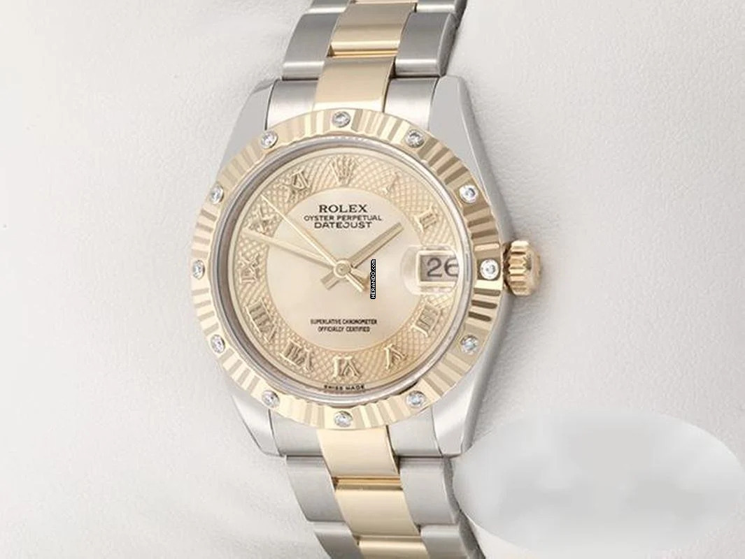 Rolex Lady-Datejust 179313 2011 Stahl Gelbgold 750 Perlmutt Diamanten Automatik