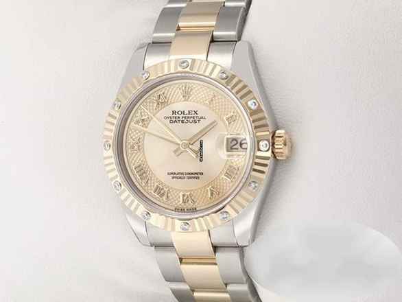  Rolex Lady-Datejust 179313 2011 Stahl Gelbgold 750 Perlmutt Diamanten Automatik 