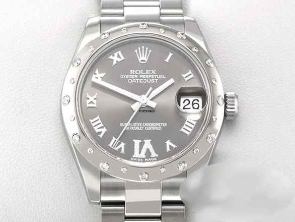  Rolex Datejust 31 31mm 178344 2012 Lc100 Stahl Weissgold 750 Diamanten 