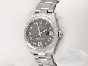 Thumbnail von Rolex Datejust 31 31mm 178344 2012 Lc100 Stahl Weissgold 750 Diamanten