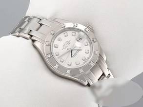 Thumbnail von Rolex Lady-Datejust Pearlmaster 29 80319 Weissgold 750 2009 Diamanten Automatik Lady 18kt White Gold Chronometer Oyster