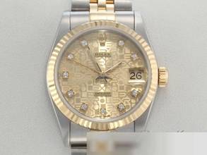Thumbnail von Rolex Datejust 31 31mm 68273 1999 Stahl Gelbgold 750 Diamanten Automatik Stainless Steel 18kt Yellow Gold Jubilé-band Chronometer Oyster