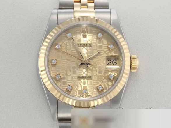  Rolex Datejust 31 31mm 68273 1999 Stahl Gelbgold 750 Diamanten Automatik Stainless Steel 18kt Yellow Gold Jubilé-band Chronometer Oyster 
