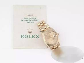 Thumbnail von Rolex Day-Date 36 36mm 18238 1991 Lc100 Gelbgold 750 Diamanten Automatik Gold