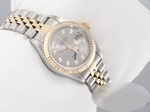 Thumbnail von Rolex Lady-Datejust Edelstahl Gelbgold 750 Diamanten Automatik Gold Stahl Stainless Steel 18kt Yellow Gold Jubilé-band Chronometer Oyster