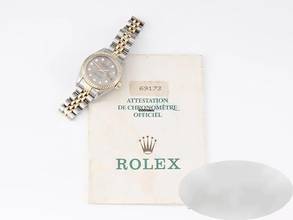 Thumbnail von Rolex Lady-Datejust Edelstahl Gelbgold 750 Diamanten Automatik Gold Stahl Stainless Steel 18kt Yellow Gold Jubilé-band Chronometer Oyster