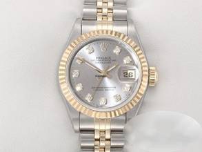 Thumbnail von Rolex Lady-Datejust Edelstahl Gelbgold 750 Diamanten Automatik Gold Stahl Stainless Steel 18kt Yellow Gold Jubilé-band Chronometer Oyster