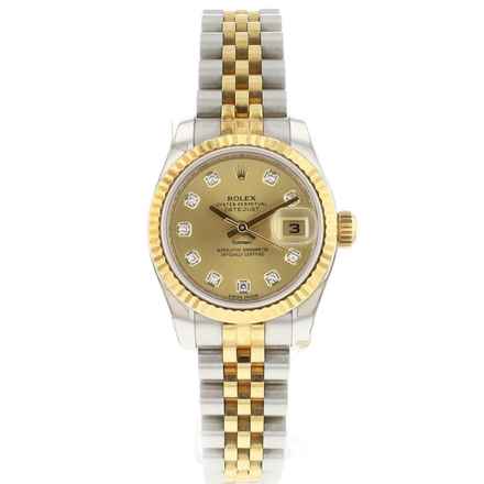  Rolex Lady-Datejust 26 Jubilee Steel/Gold Diamond Dial 