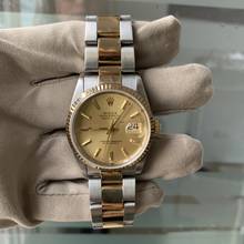 Thumbnail von Rolex Datejust 36 16233 champagne dial 1988 Full Set