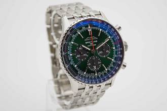 Thumbnail von Breitling Navitimer 1 B01 Chronograph 46 Racing Green perfektes Fullset mit Breitling Garantie bis 2033