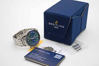 Thumbnail von Breitling Navitimer 1 B01 Chronograph 46 Racing Green perfektes Fullset mit Breitling Garantie bis 2033