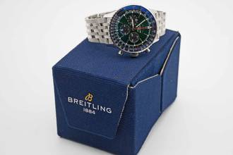 Thumbnail von Breitling Navitimer 1 B01 Chronograph 46 Racing Green perfektes Fullset mit Breitling Garantie bis 2033