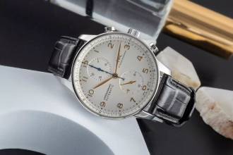 Thumbnail von IWC Portugieser Chronograph Stahl Automatik Herrenuhr Ref. IW371445 B&P 2020