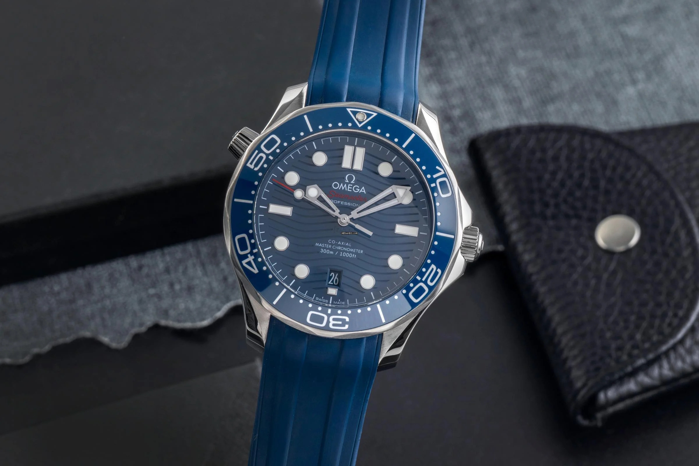  Omega Seamaster Diver 300 M Automatik Herren Ref 210.32.42.20.03.001 B&P 