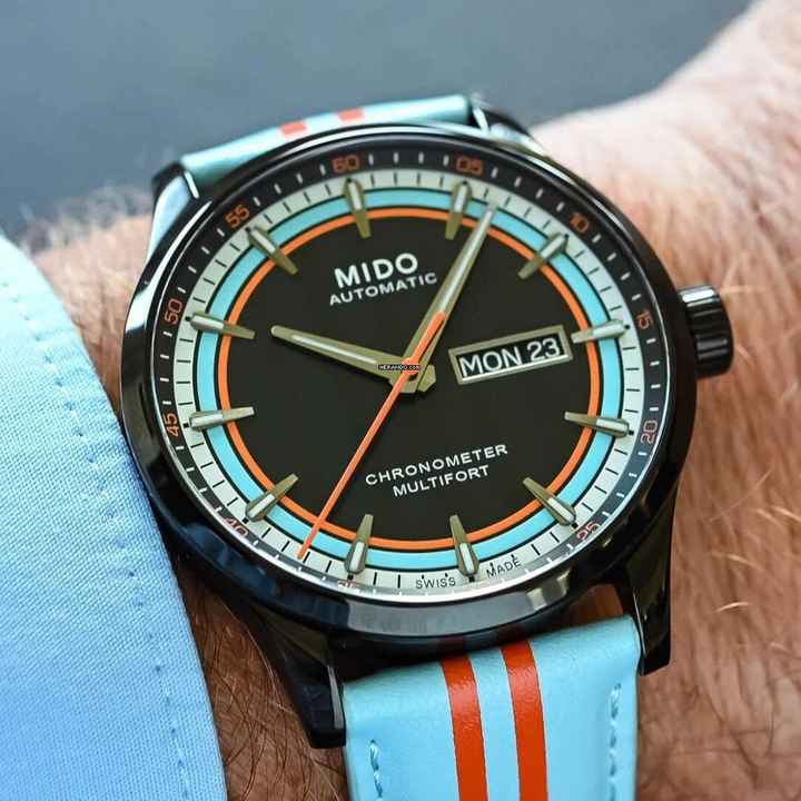  Mido Multifort Chronometer 1 Racer NEW FULL SET 
