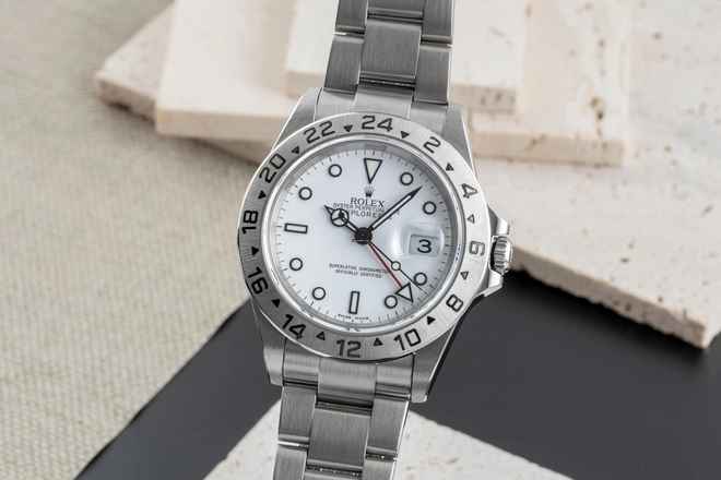  Rolex Explorer II Edelstahl Automatik Herren Ref. 16570 Z-Serie B&P 2007 LC 100 